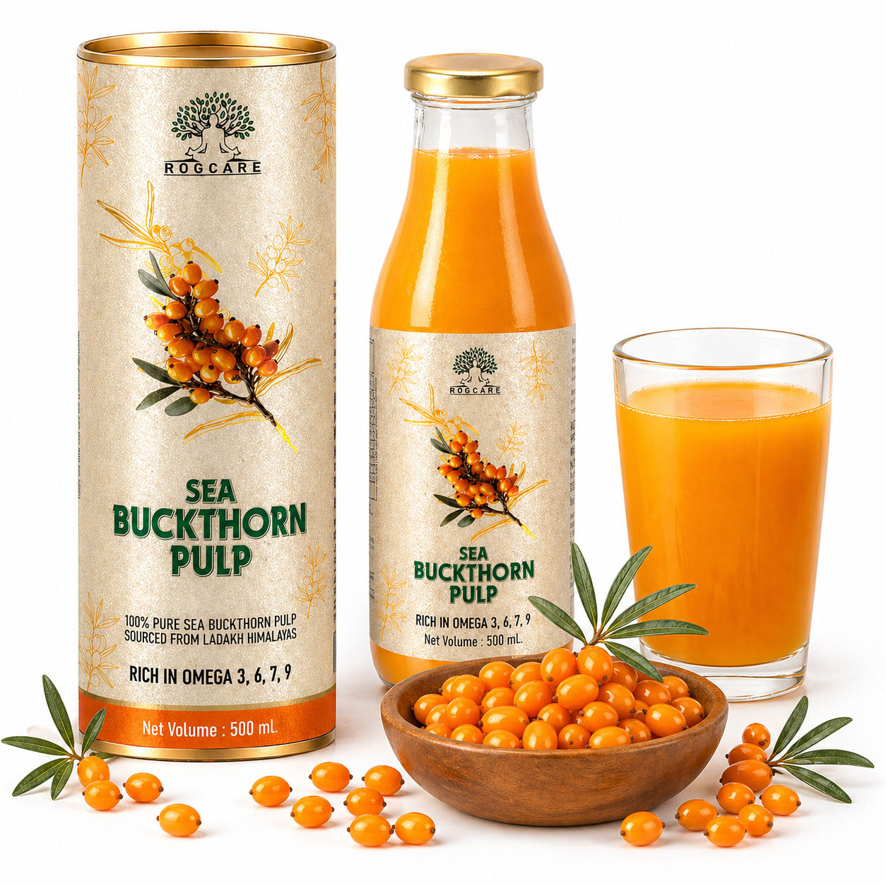 4 Seabuckthorn juice 500 ML - Image 1